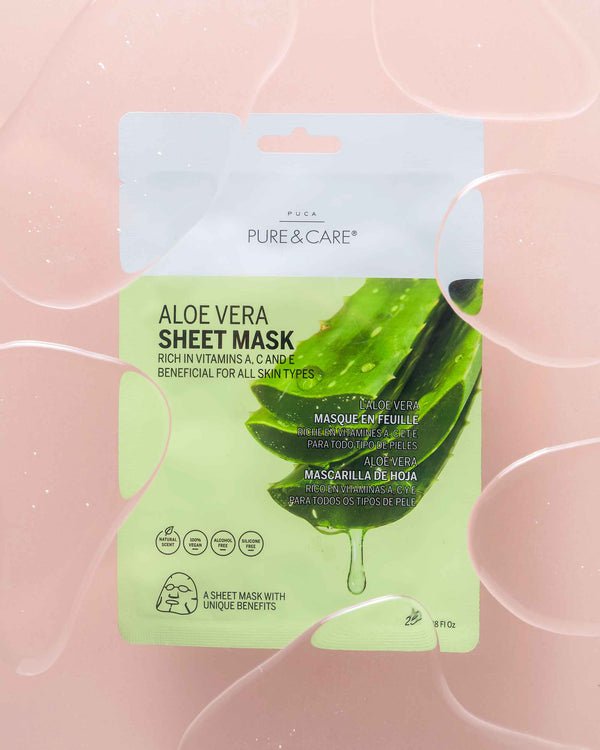 Aloe Vera Sheet Mask I PUCA - PURE & CARE