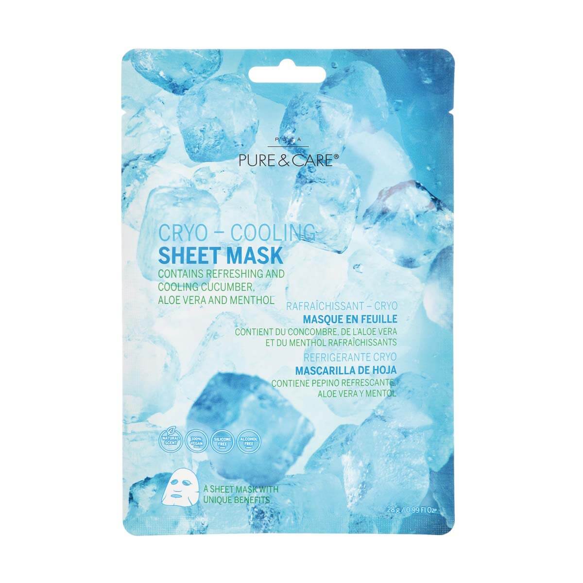 CRYO - Cooling Sheet Mask | PUCA - PURE & CARE