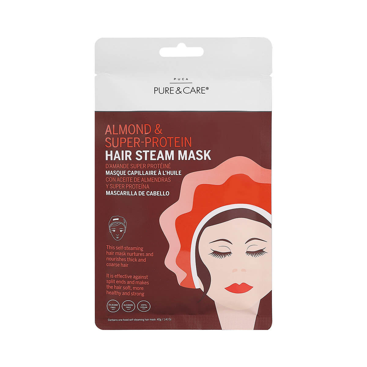 Almond and Super Protein Hair Steam Mask I PUCA - PURE & CARE