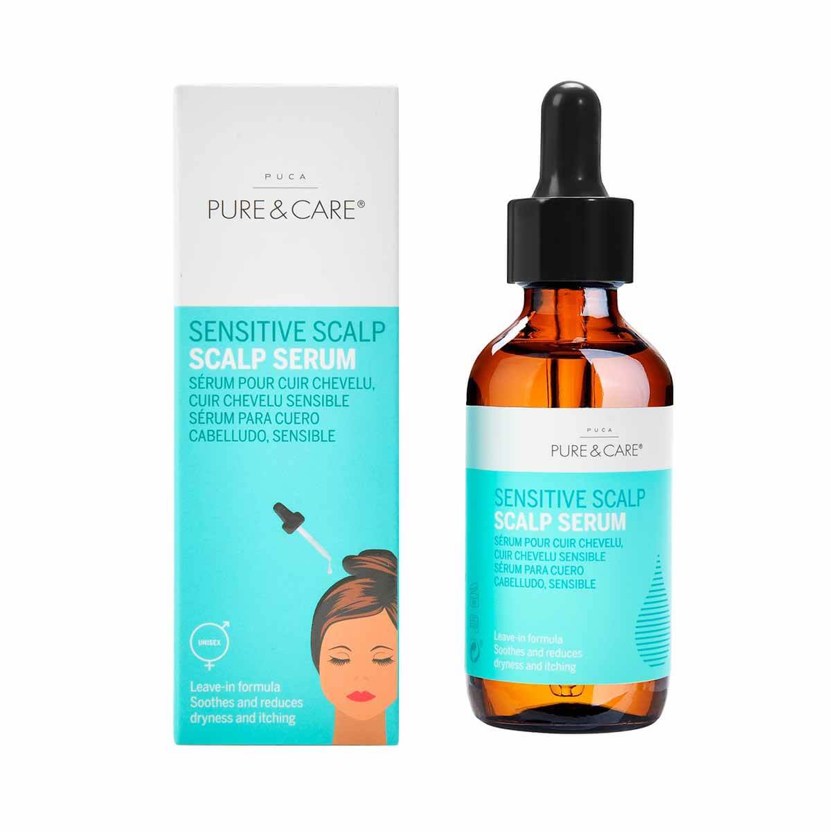 Scalp Serum Sensitive reduces itching and dryness I PUCA - PURE & CARE 