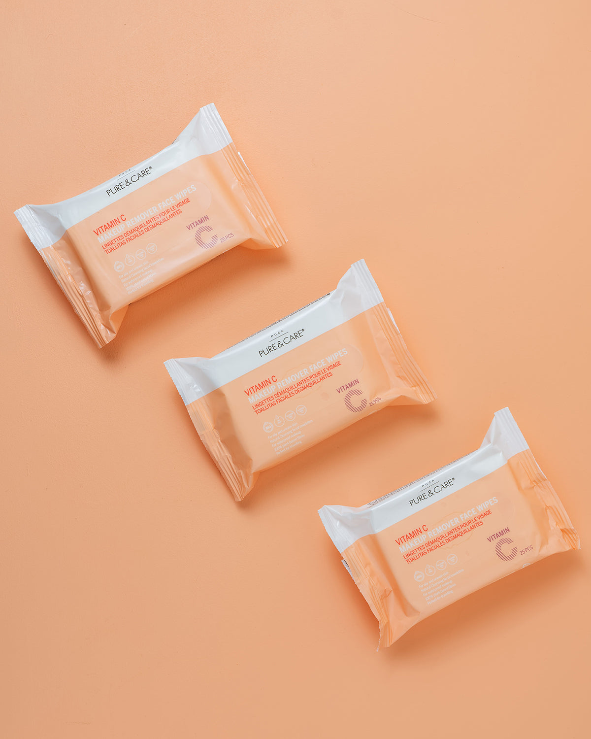 Vitamin C Makeup Remover Face Wipes | PUCA - PURE & CARE