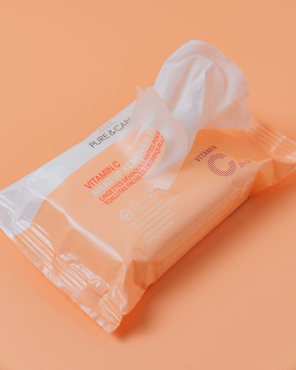 Vitamin C Makeup Remover Face Wipes | PUCA - PURE & CARE
