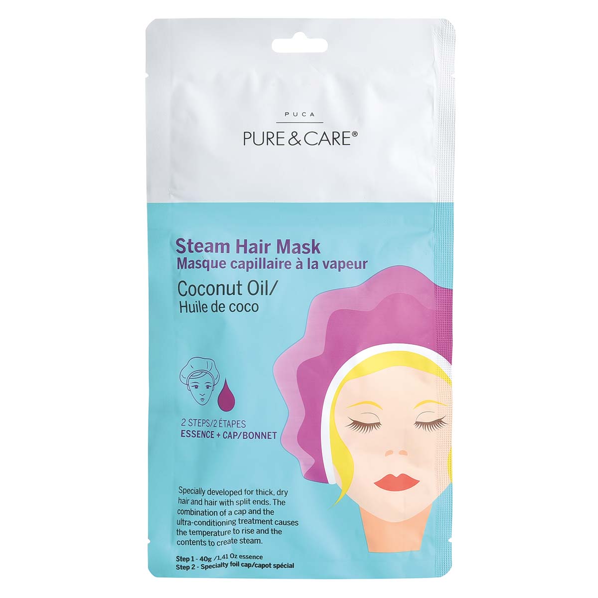 Coconut Oil Hair Mask (2 Step) | PUCA - PURE & CARE