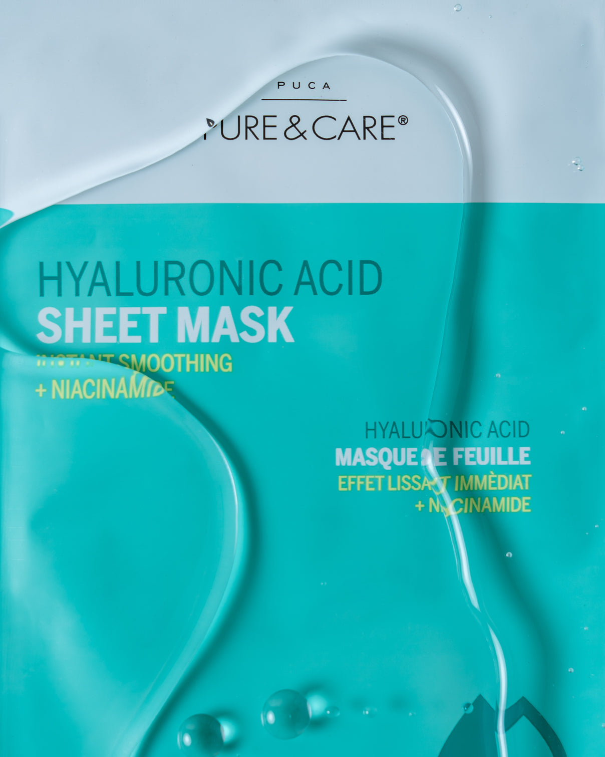 Hyaluronic Acid Sheet Mask | PUCA - PURE & CARE