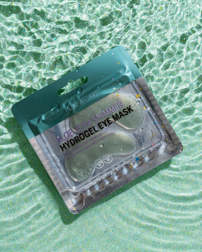 Le masque hydrogel pour les yeux aloe vera shimmer 