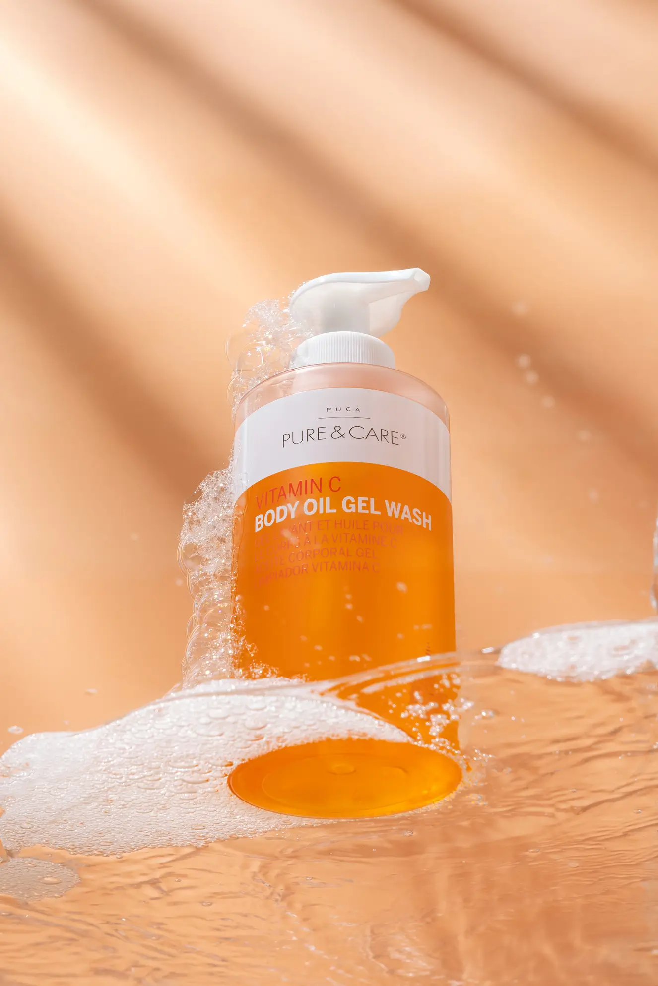  Gel lavant et huile pour le corps à la vitamine C