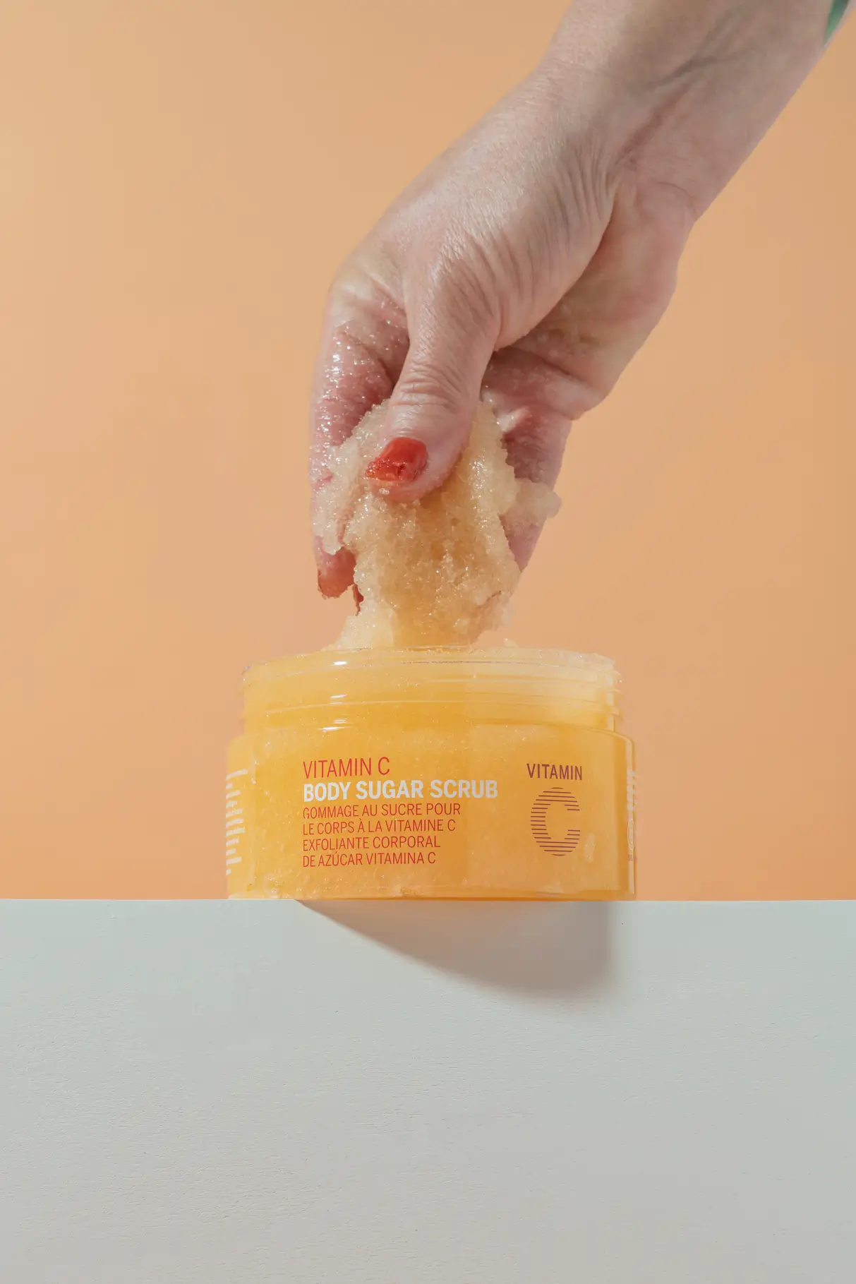  Gommage au sucre pour le corps à la vitamine C