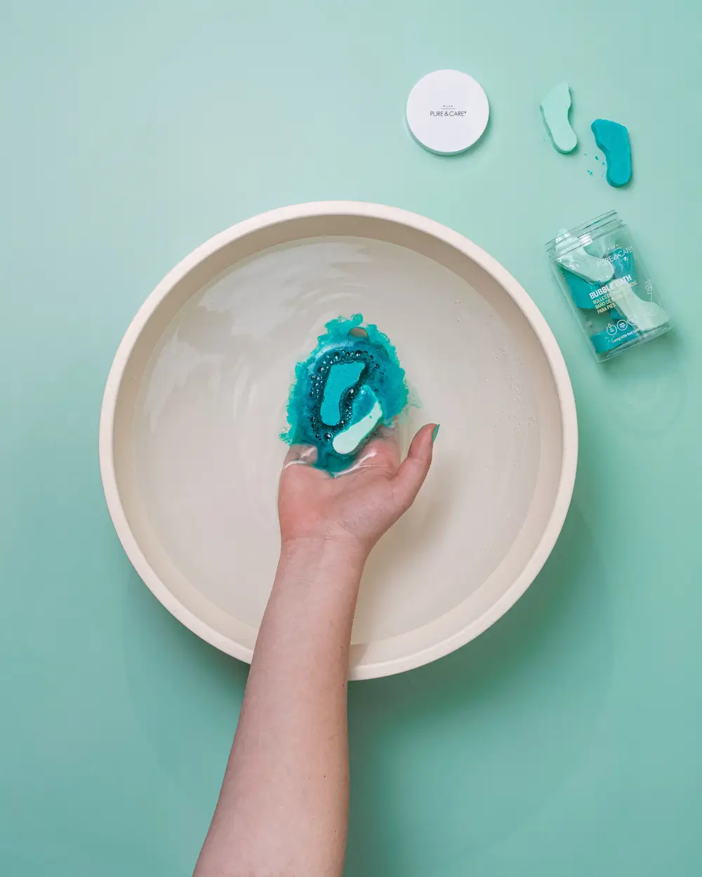 Bombes de bain de pieds