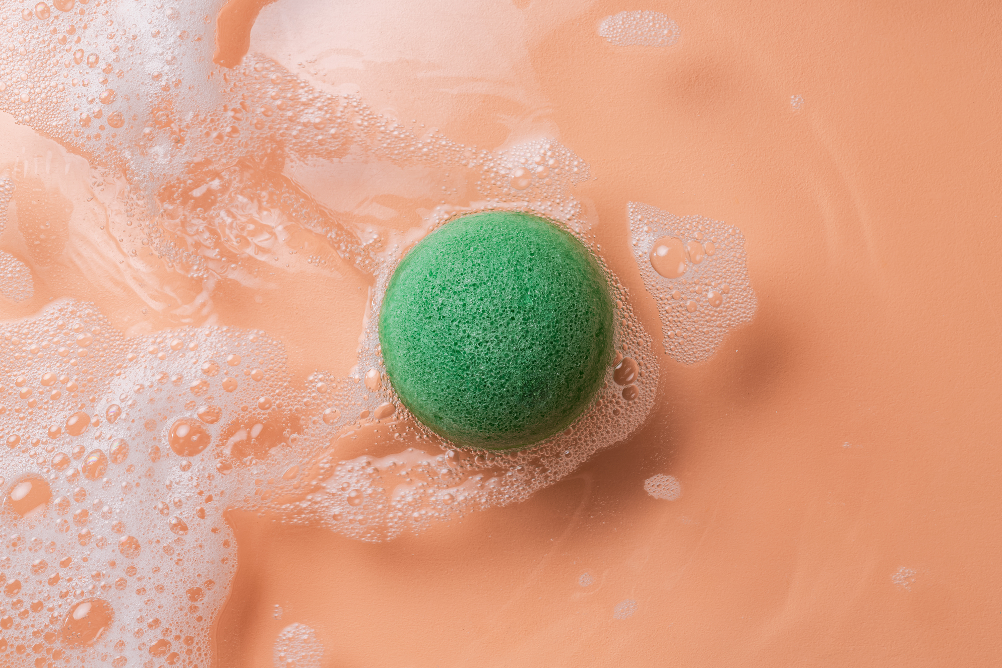 Éponge konjac au thé vert