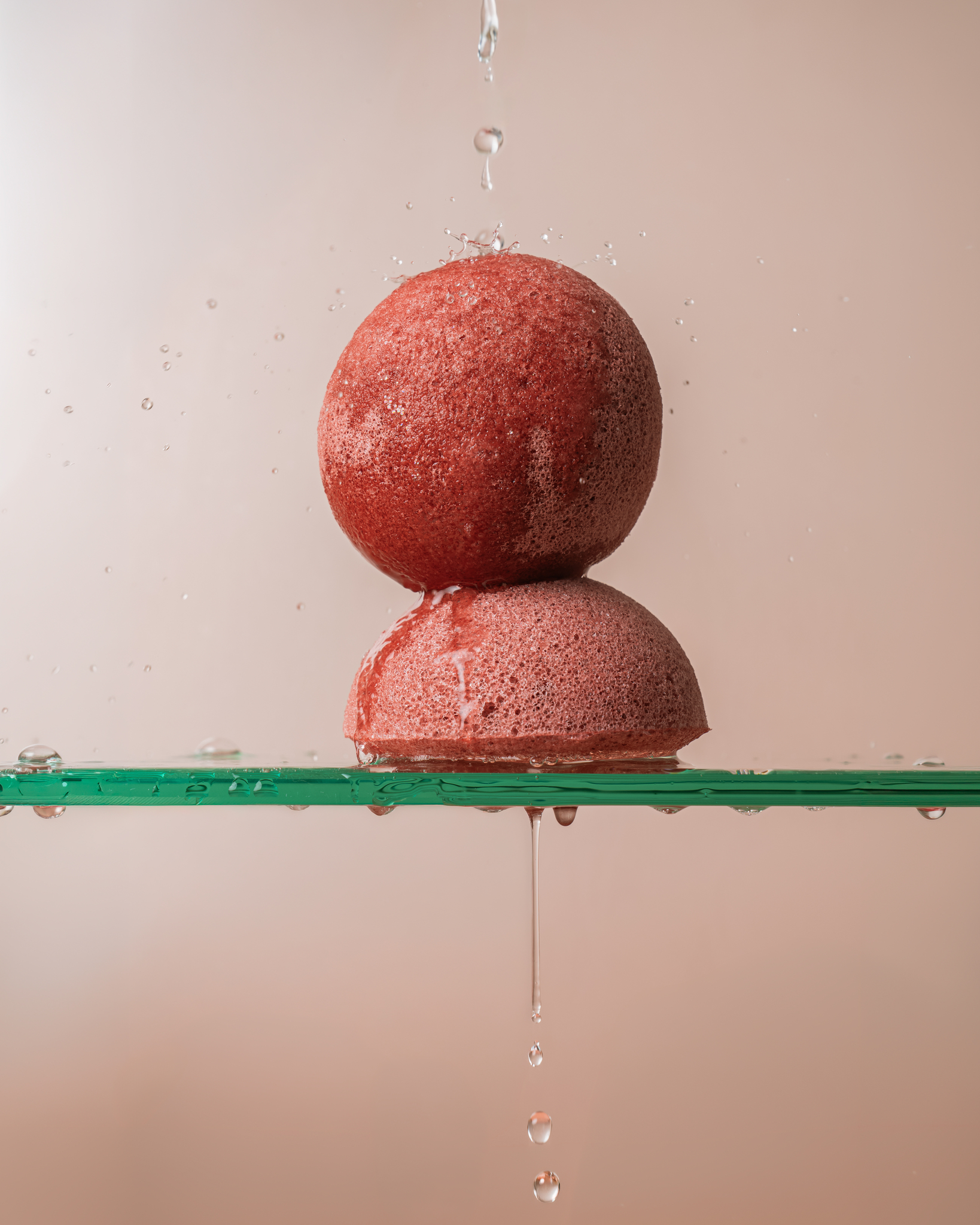 Eponge konjac à l’argile rouge