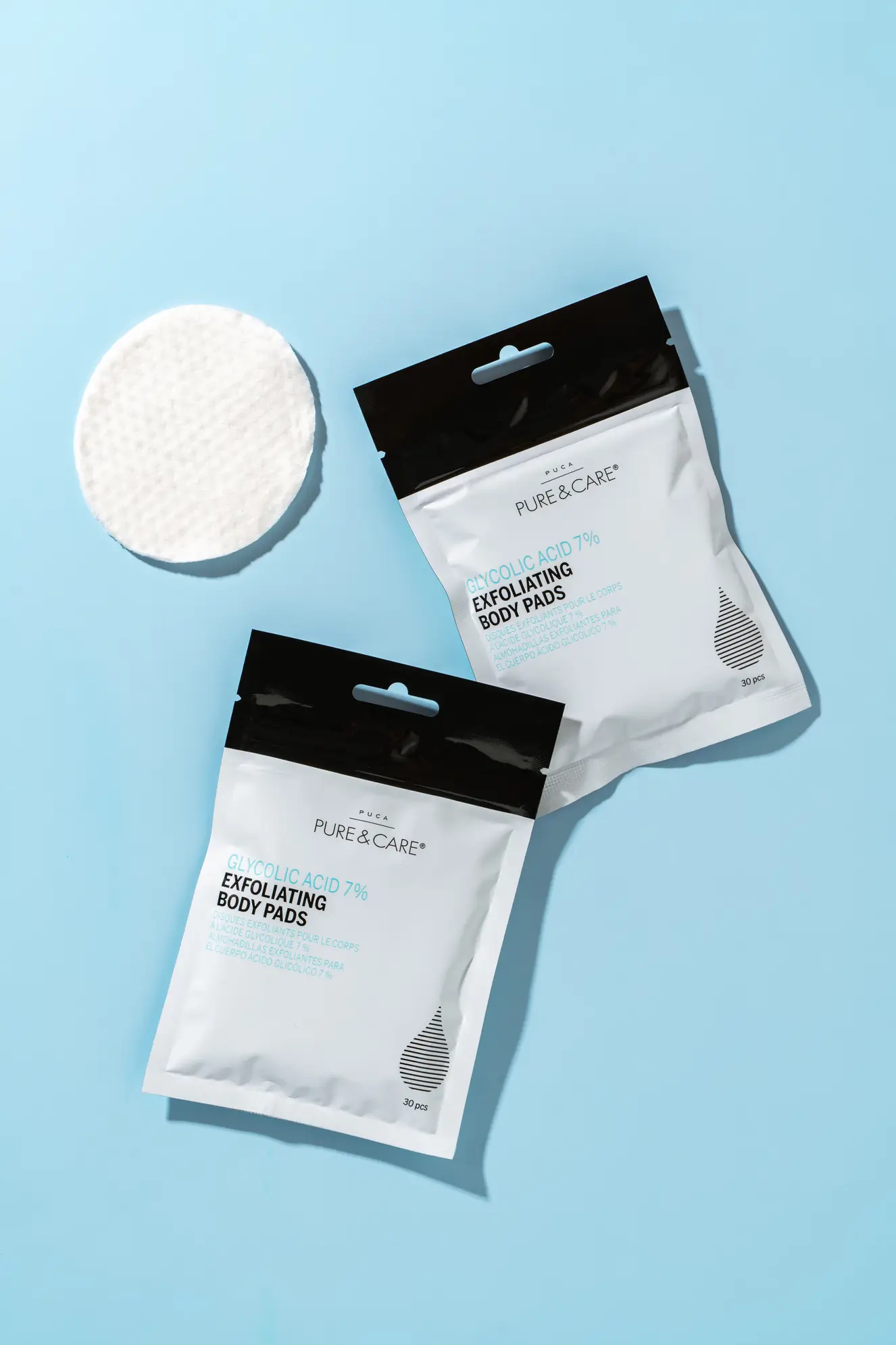 Disques exfoliants pour le corps à l’acide glycolique 7 %