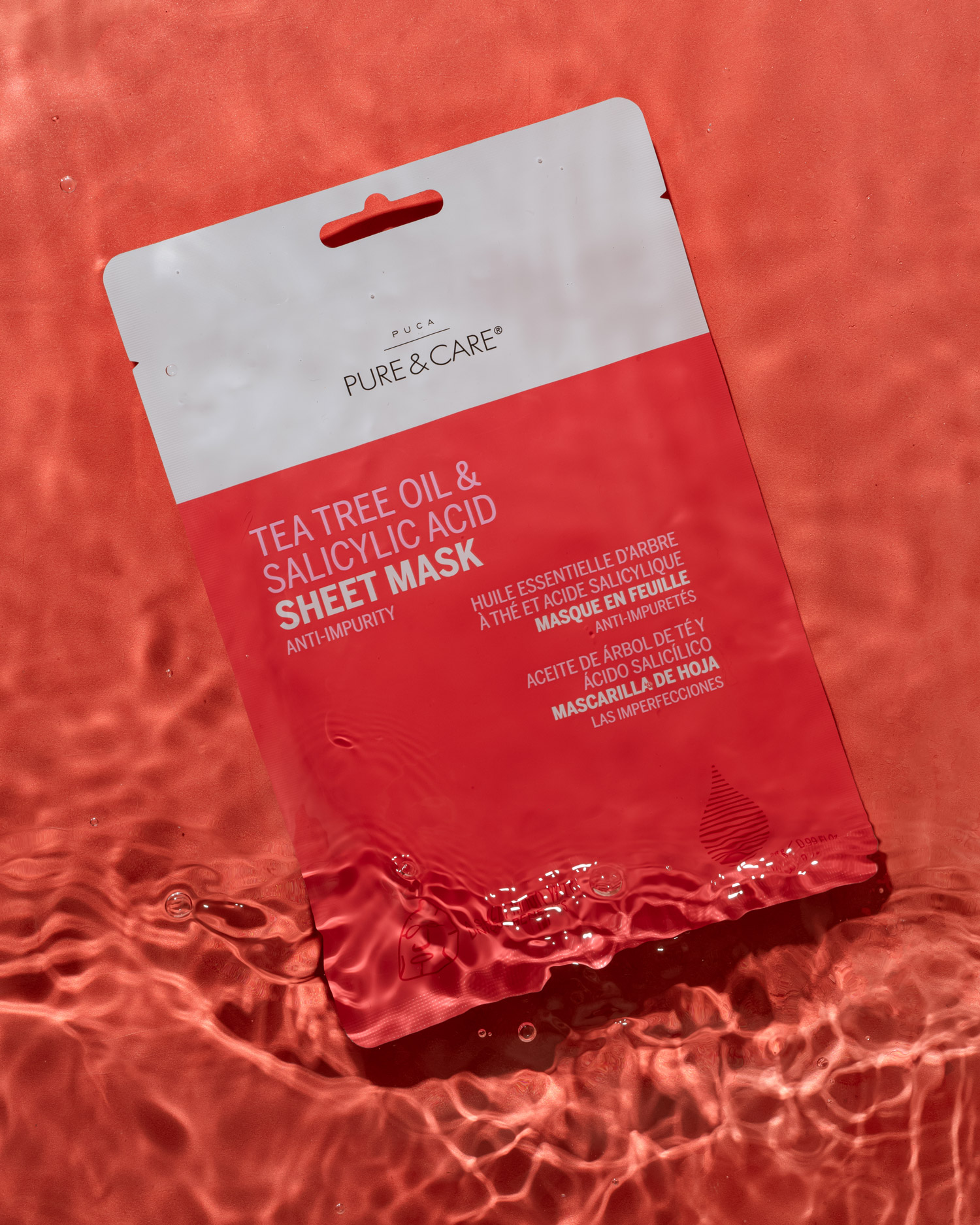 Masque en tissu à l’huile d’arbre à thé
