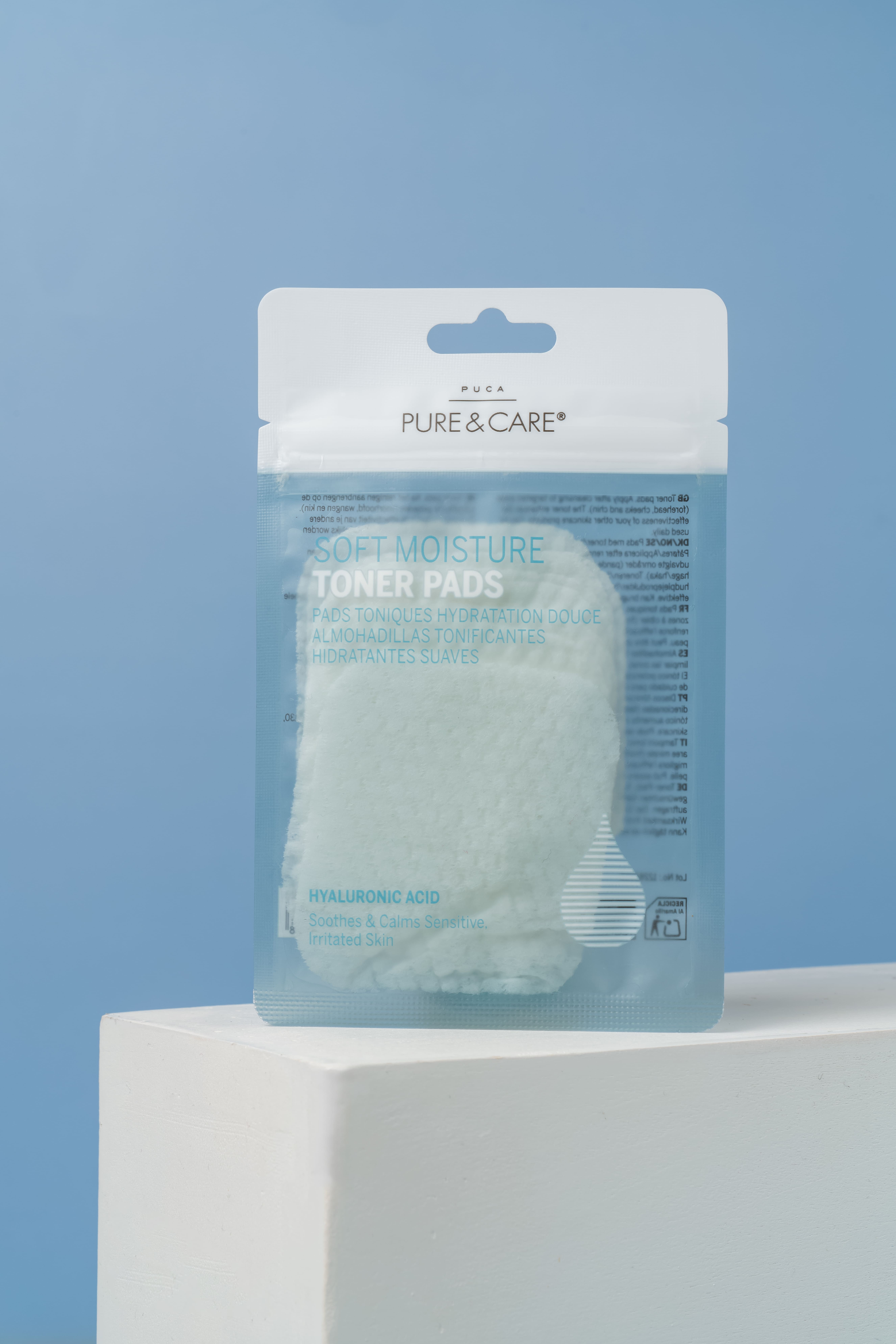 Pad tonique hydratant à l’acide hyaluronique 