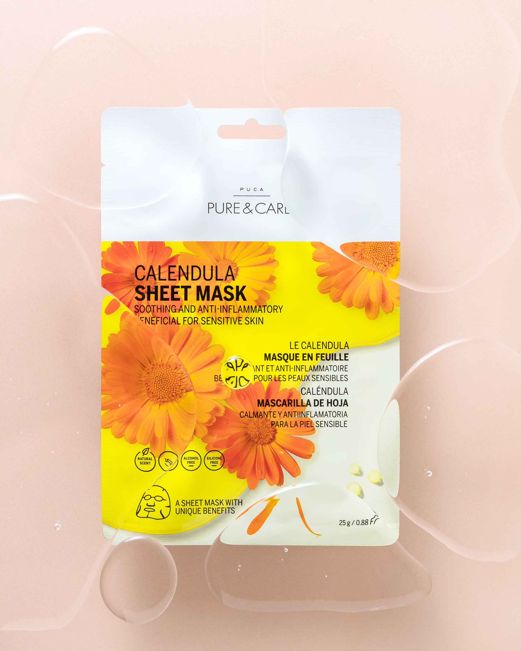 Masque en Feuille Calendula
