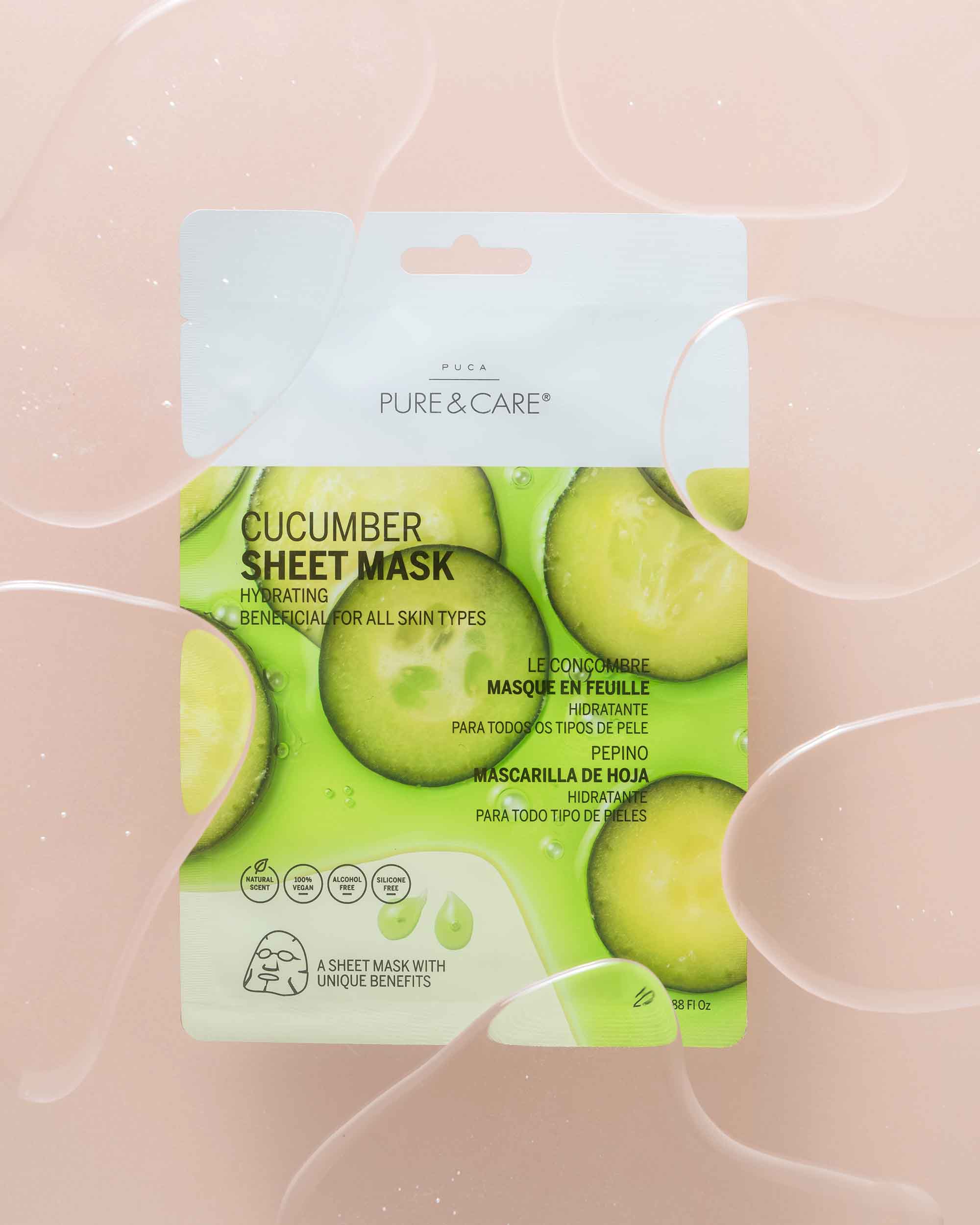 Masque en Feuille Concombre