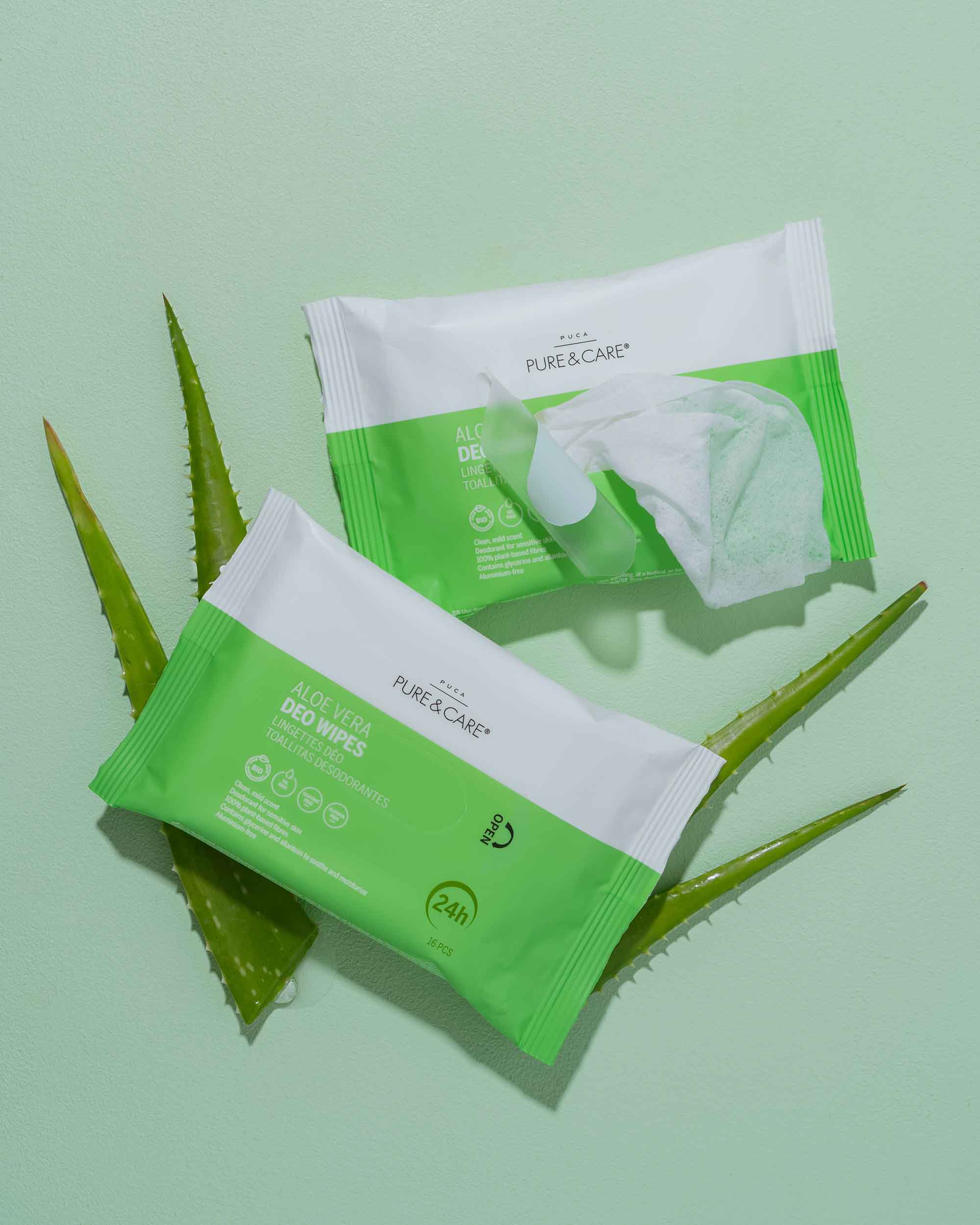 Lingettes Déodorantes Aloe Vera