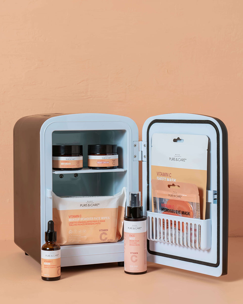 Réfrigérateur pour cosmétiques noir