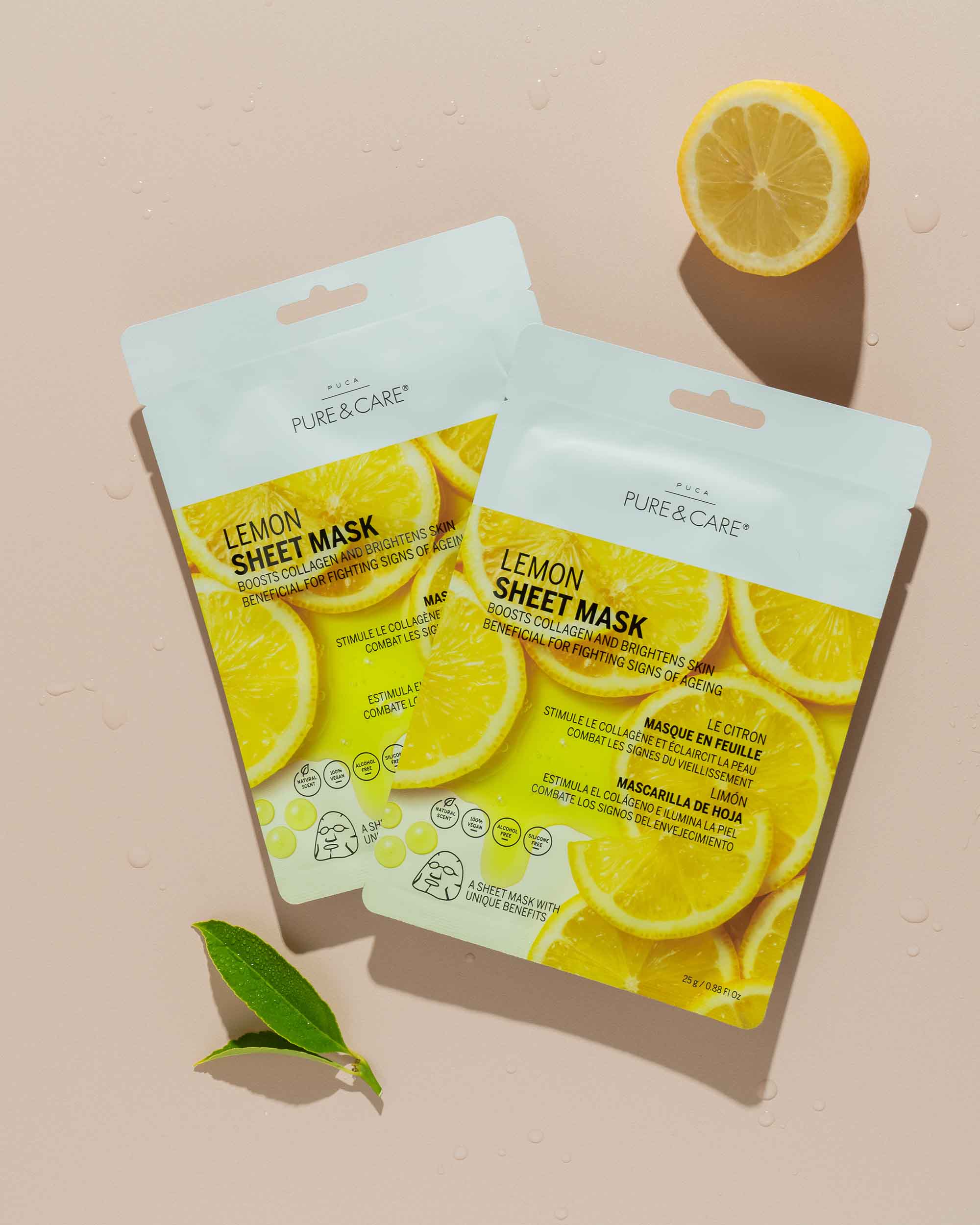 Masque en Feuille le Citron