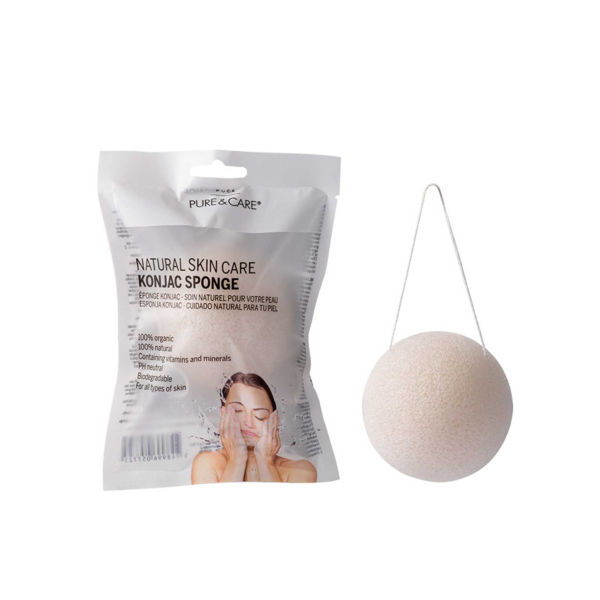 Éponge Konjac Naturelle | PUCA - PURE & CARE