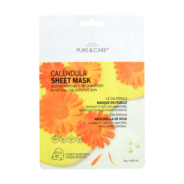 Masque en Feuille Calendula I PUCA - PURE & CARE