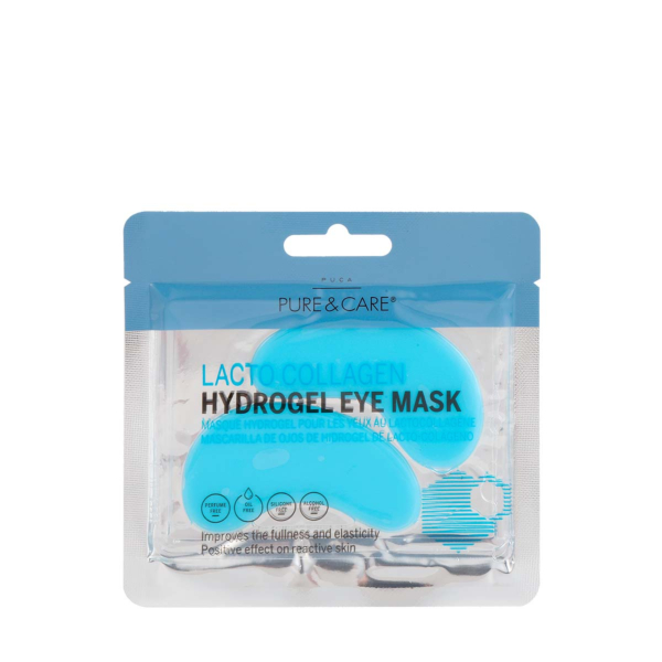 Masque hydrogel pour les yeux au lacto-collagène | PUCA - PURE & CARE