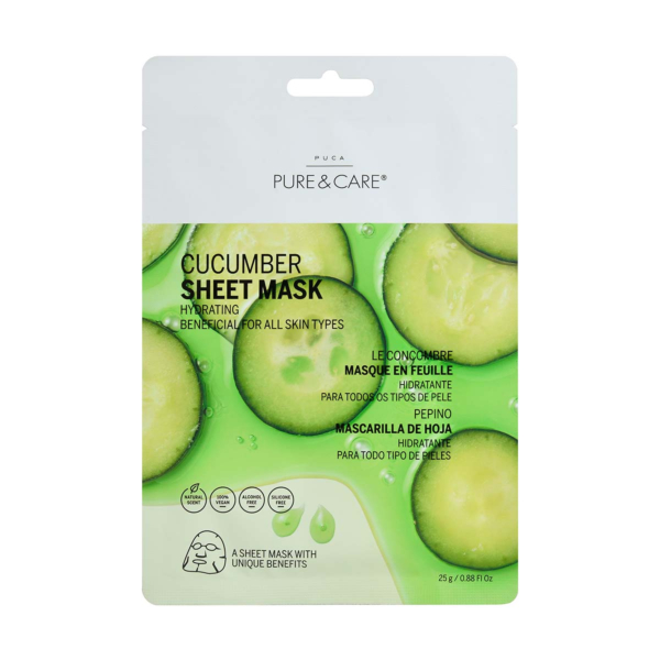 Masque en Feuille Concombre I PUCA - PURE & CARE