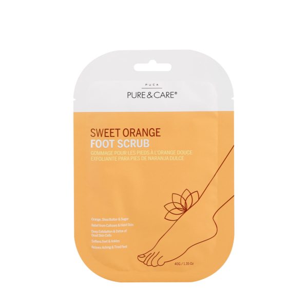 GOMMAGE POUR LES PIEDS Orange douce I PUCA - PURE & CARE