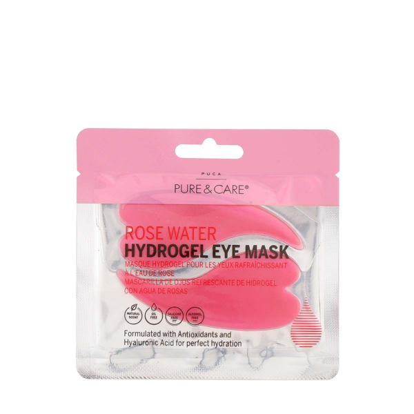 Masque hydrogel pour les yeux rose | PUCA - PURE & CARE