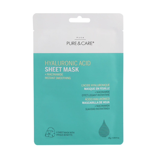 Hyaluronic Acid Sheet Mask | PUCA - PURE & CARE