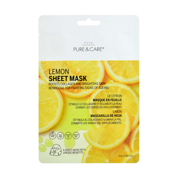 Masque en Feuille le Citron I PUCA - PURE & CARE