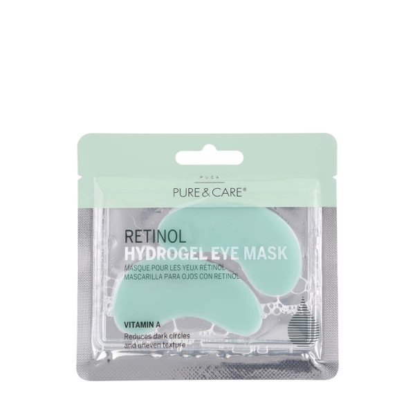 Masque hydrogel pour les yeux à la vitamine A (rétinol) | PUCA - PURE & CARE