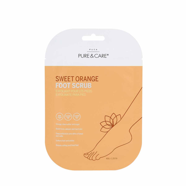 GOMMAGE POUR LES PIEDS Orange douce I PUCA - PURE & CARE