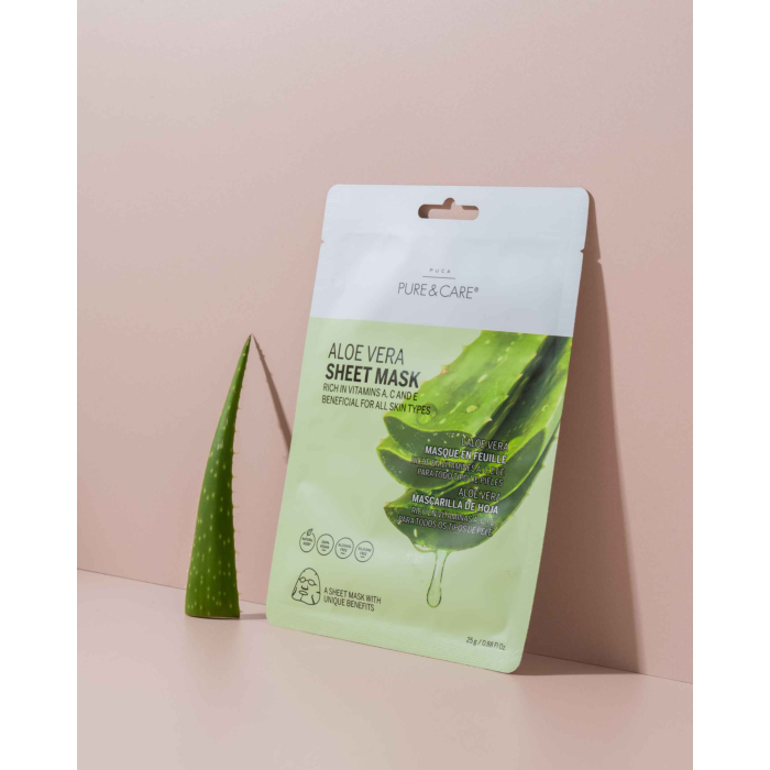 Masque en feuille aloe vera | PUCA - PURE & CARE