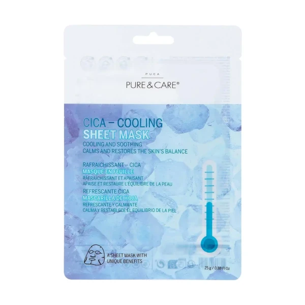 CICA RAFRAICHISSANT ET APAISANT MASQUE EN FEUILLE I PUCA - PURE & CARE