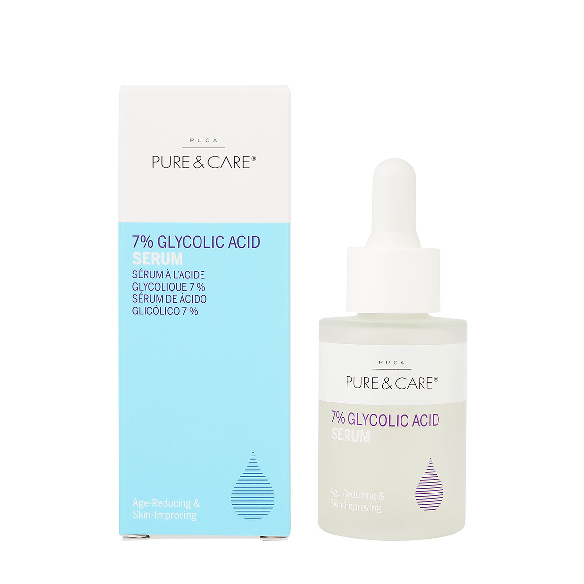 7% Glycolic Acid Serum | PUCA - PURE & CARE