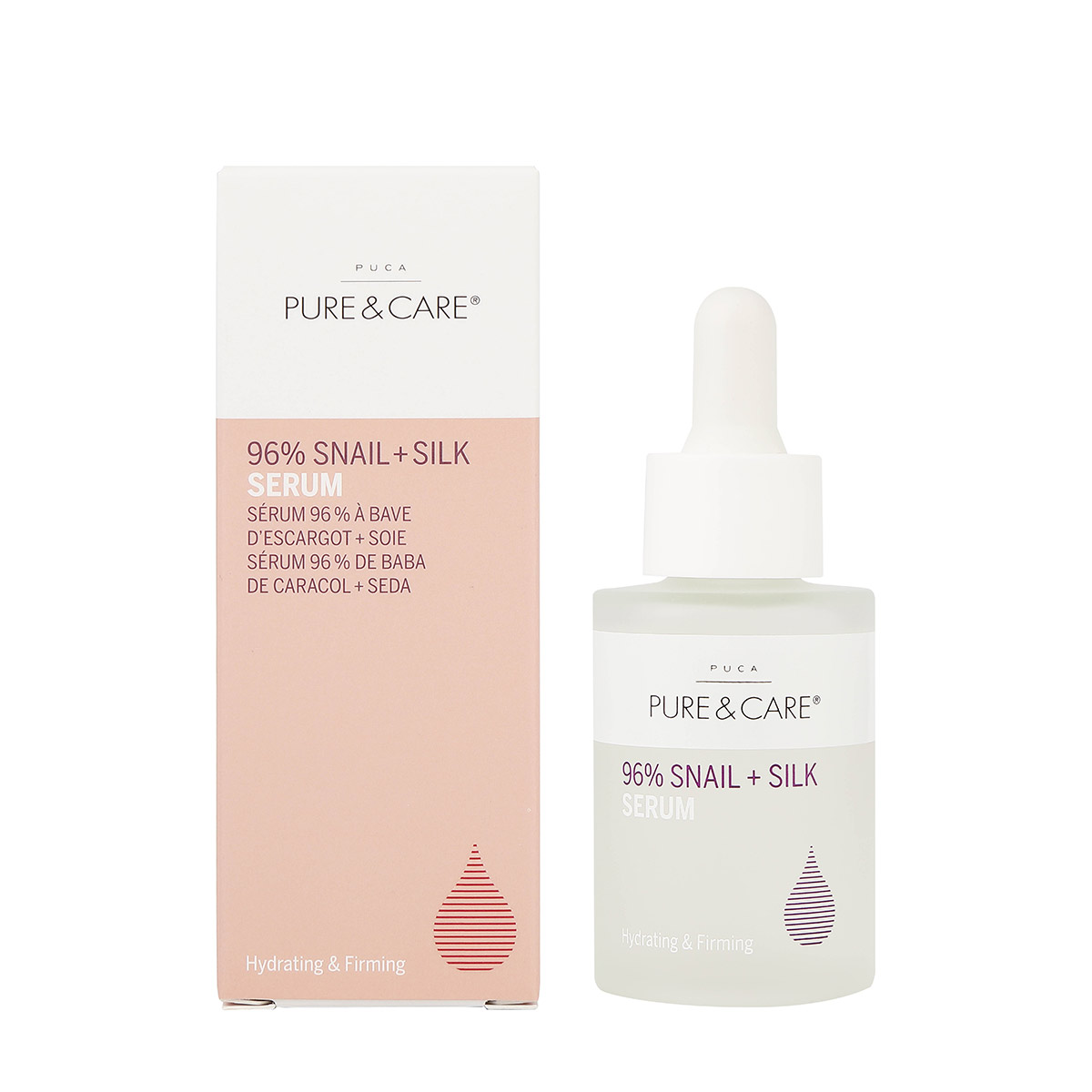 96% Snail + Silk Serum| PUCA - PURE & CARE